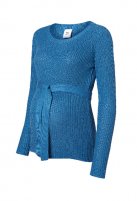 Mama Licious zwangerschapstrui knit Lidi, blue