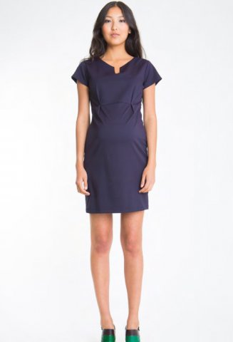 Fragile Shortsleeve Dress, blue