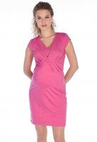 Queen Mum zwangerschap- en borstvoedingsjurkje 4662, pink