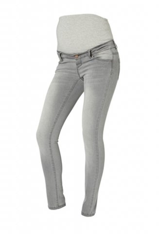 Mama Licious zwangerschapsjeans skinny Ida, light grey, lengte 34