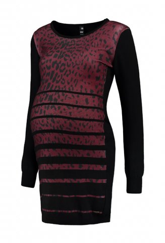 Love2wait Tunidress Animalprint, black