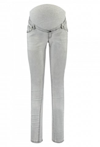 Love2wait Skinny zwangerschapsbroek Sophia, oilwash grey