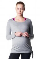 Noppies zwangerschapssweater Heather, grey melange