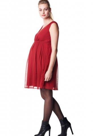 Noppies feestjurk Belem, warm red