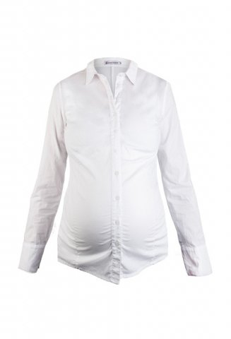 Queen Mum zwangerschapsblouse 2509, white