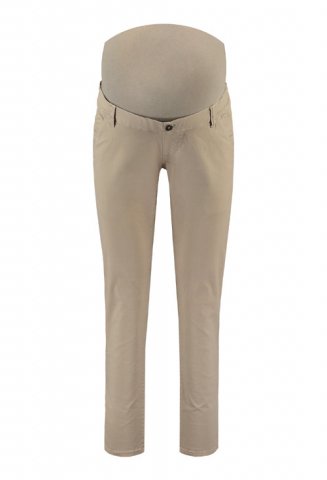 Love2Wait zwangerschapsbroek chino sand