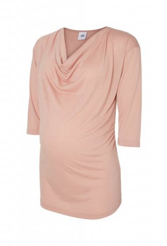 Mama Licious zwangerschapsshirt Dahl 3/4 mouwen, blush