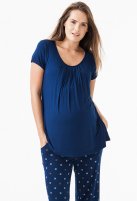 Amoralia zwangerschaps- & borstvoedings T-shirt Cloud 9, navy