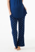 Amoralia pyjama/lounge broek, navy print