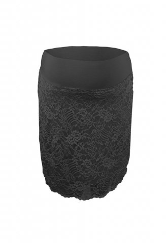 Queen Mum zwangerschapsrokje Lace, black